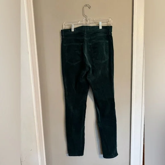 LOFT Deep Green Corduroy Trousers - Picture 7 of 7